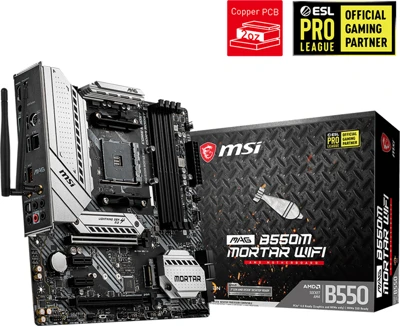 Msi B550M nagyítás